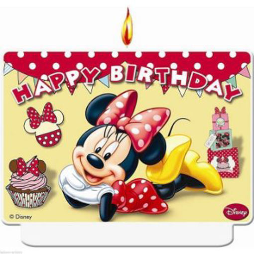 Picture of MINNIE HAPPY BIRTHDAY CANDLE